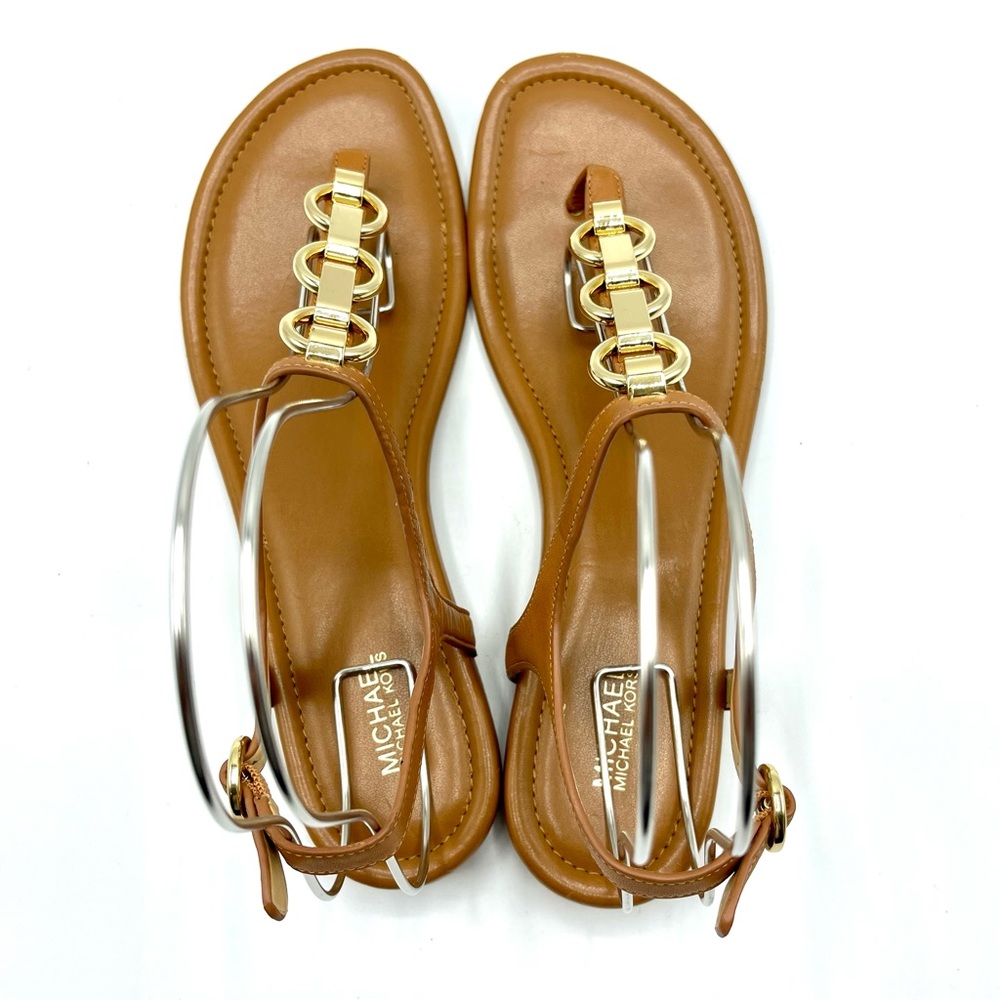 Michael Kors Mahari Leather Sandals